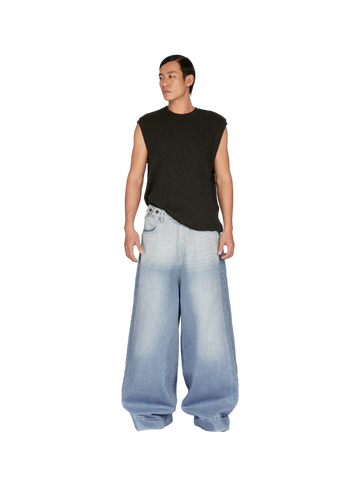 Laminapparel - Ombre Button Jeans