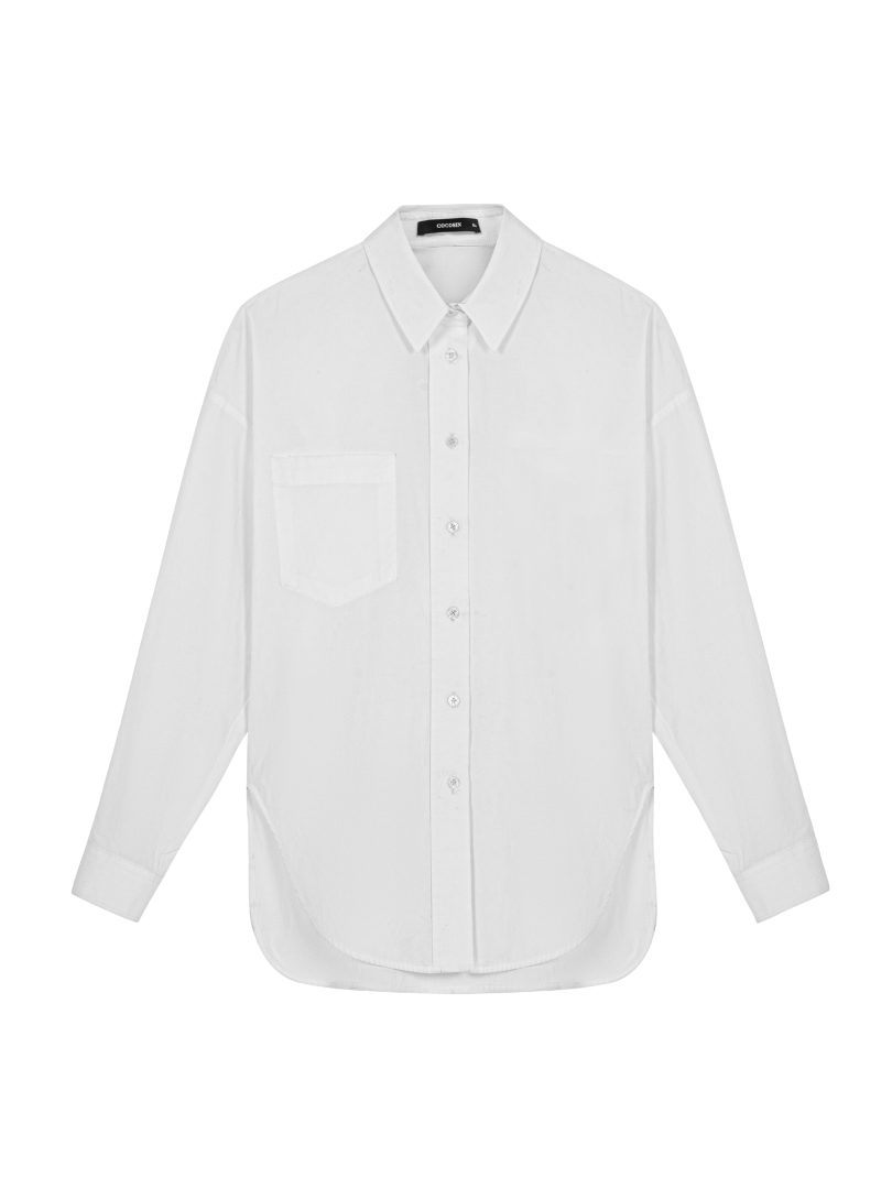 COCOSIN - White Shirt With Pocket