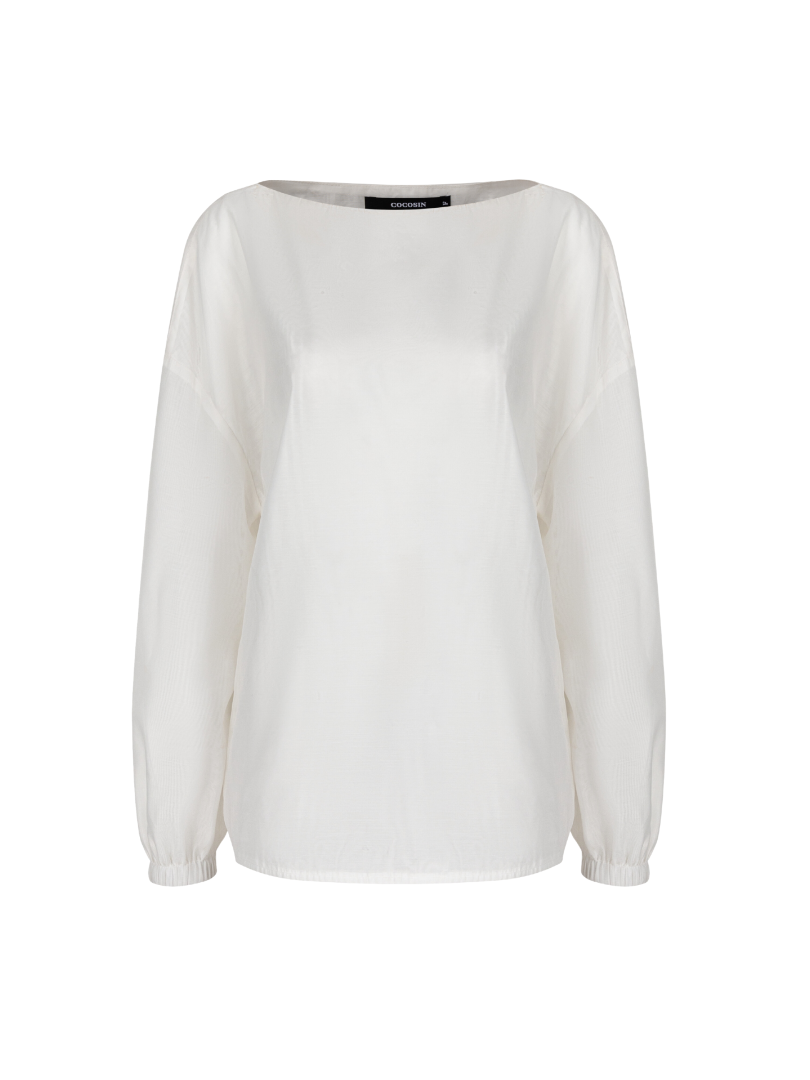 COCOSIN - White Organza Top