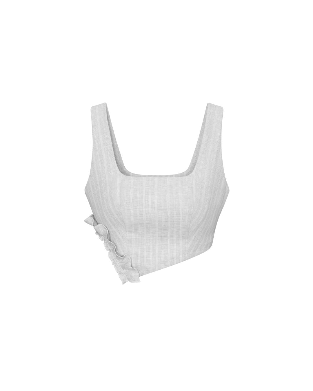 PROFILEMÔMÔ - Ruffled Side Cutout Camisole