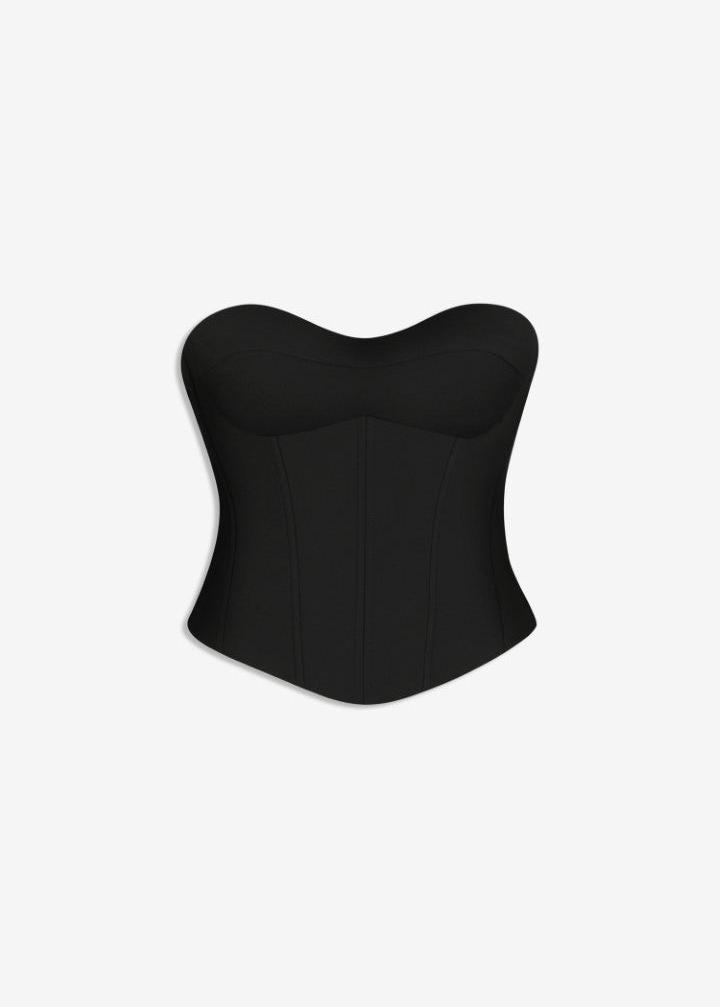 MACH NHA DUONG - Classic Black Corset Top