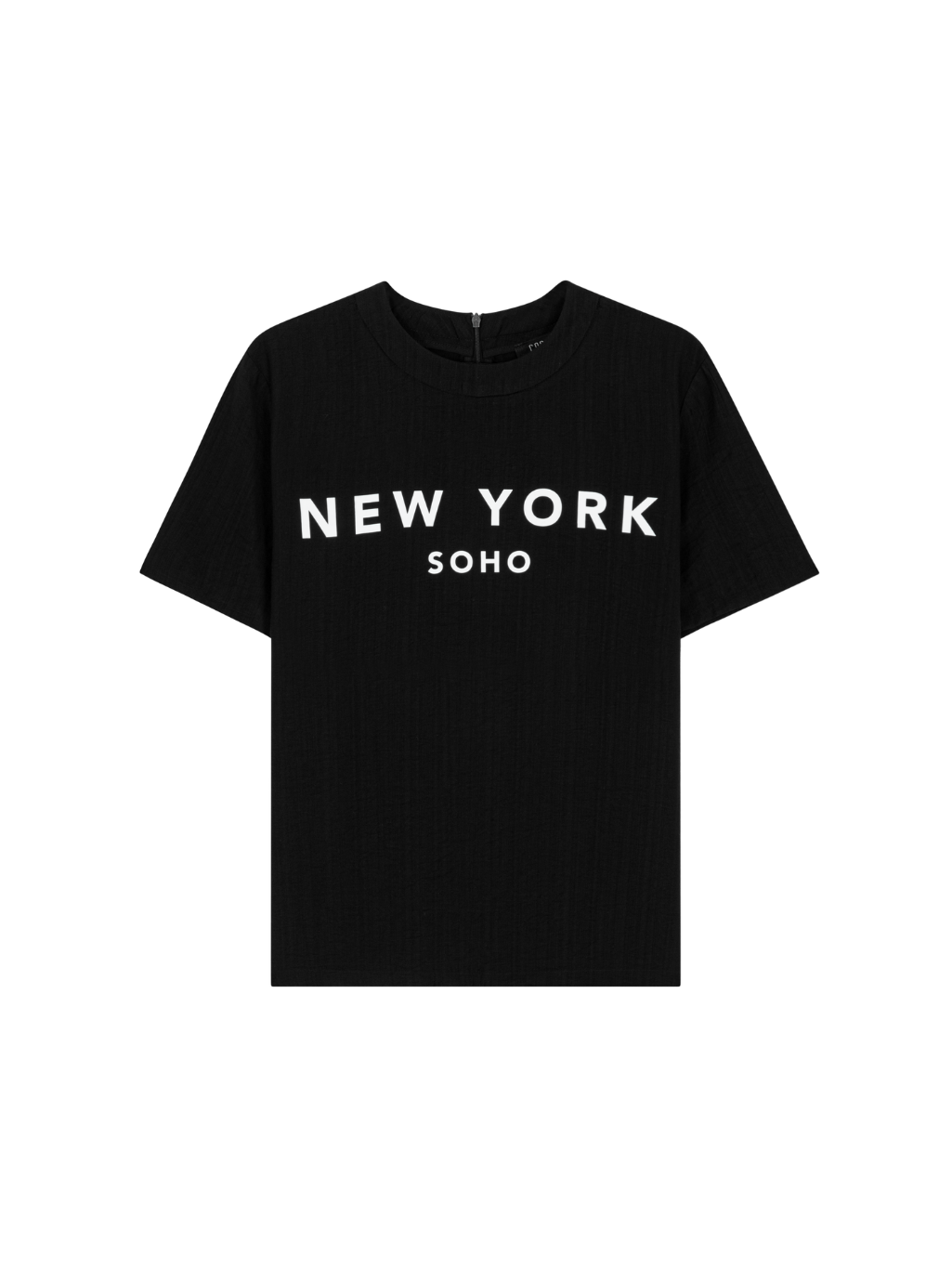 COCOSIN - Black Graphic Print T-Shirt - Paris 'C'est La Vie' Slogan Tee